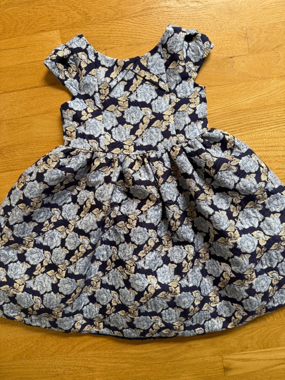 Janie and Jack Size 6 Girls dress blue floral pattern
